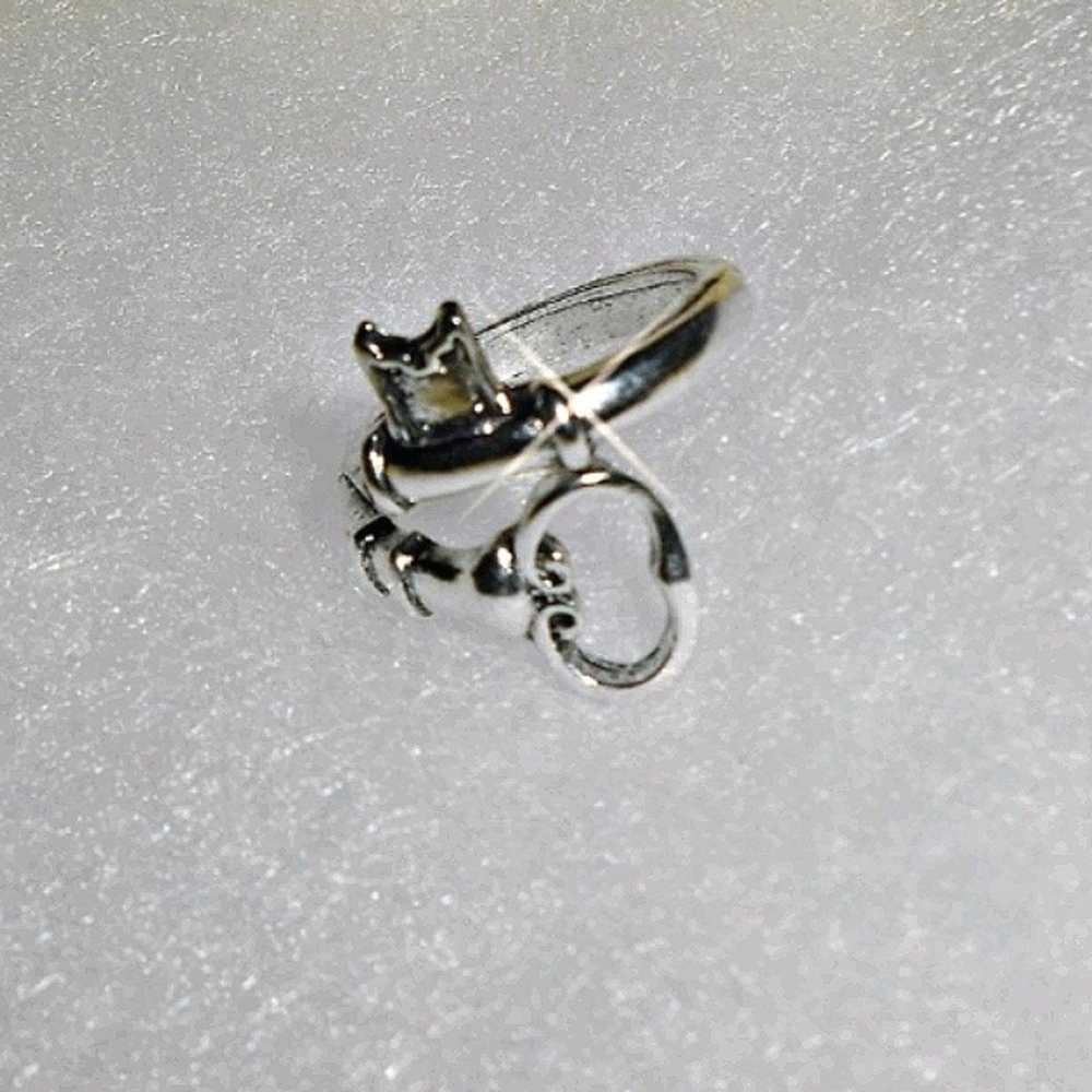 Silver Key Wrap Ring